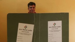 JK BJP President Raina casts his vote in Rajouri, says 